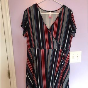 Colorful Wrapped Dress